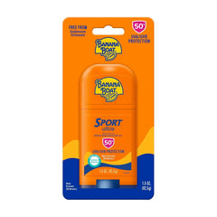 Banana Boat Sport Ultra Sunscreen Stick SPF 50, 1.5oz | Travel Size Sunscreen, Mini SPF Stick Sunblock, Oxybenzone Free, 1.5oz