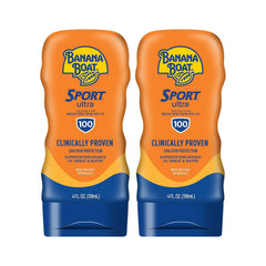 Banana Boat Sport Ultra SPF 100 Sunscreen Lotion, 4oz | Banana Boat Sunscreen Lotion SPF 100, 4oz each Twin Pack
