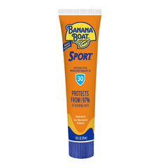 Banana Boat Sport Ultra SPF 30 Sunscreen Lotion, 1Fl Oz, Travel Size, Oxybenzone Free, Sunblock Lotion