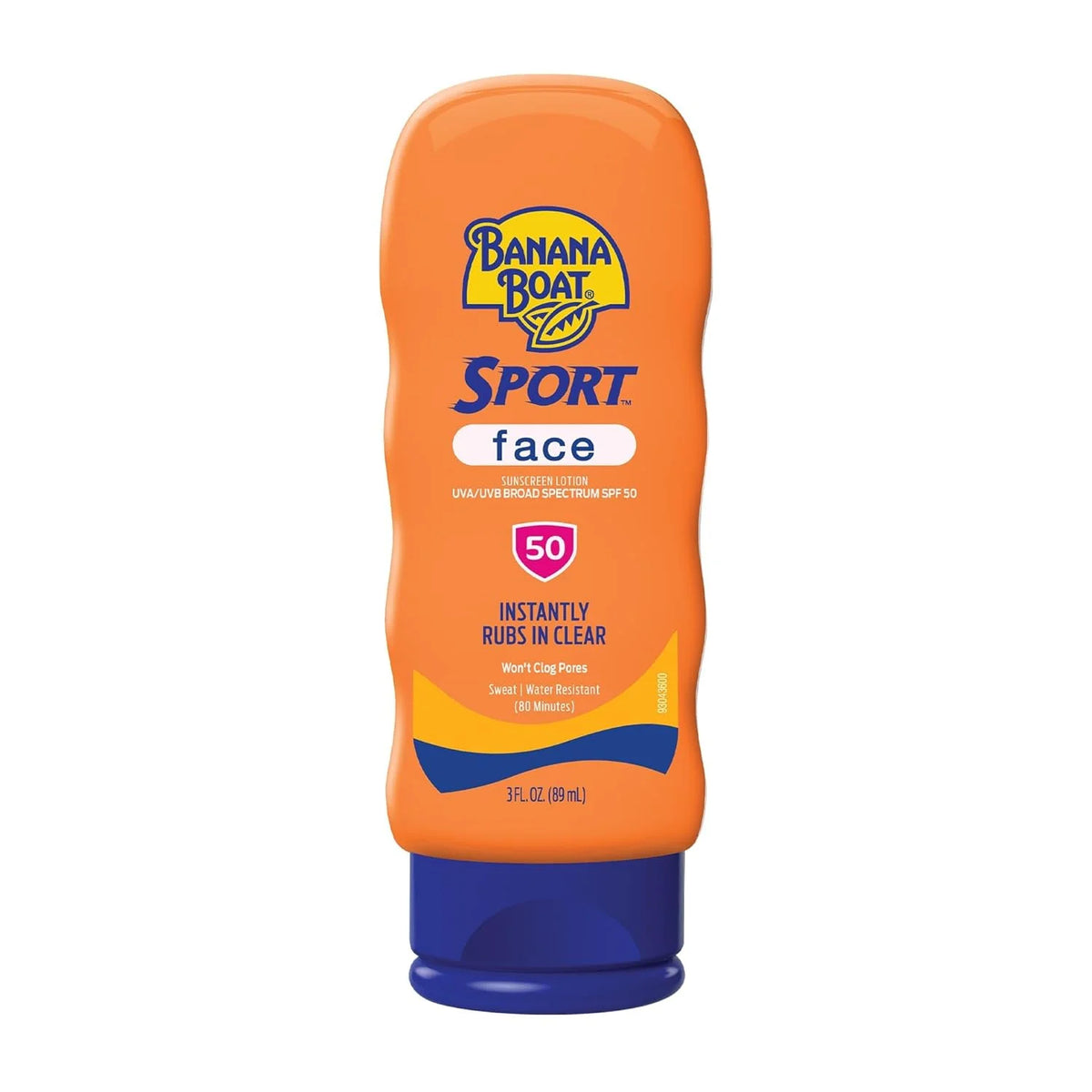 Banana Boat Sport Sunscreen for Face, SPF 50, 3Fl Oz, Banana Boat Sunscreen SPF 50, Travel Size, Sunblock, Mini Sunscreen for Dry Skin Face, 3Fl Oz