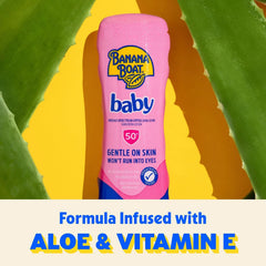 Banana Boat Baby Sunscreen Lotion, SPF 50+, 6oz, Twin Pack